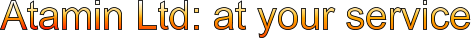 Atamin Ltd: at your service